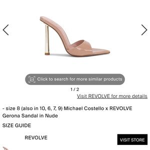 Michael Costello from revolve high heels